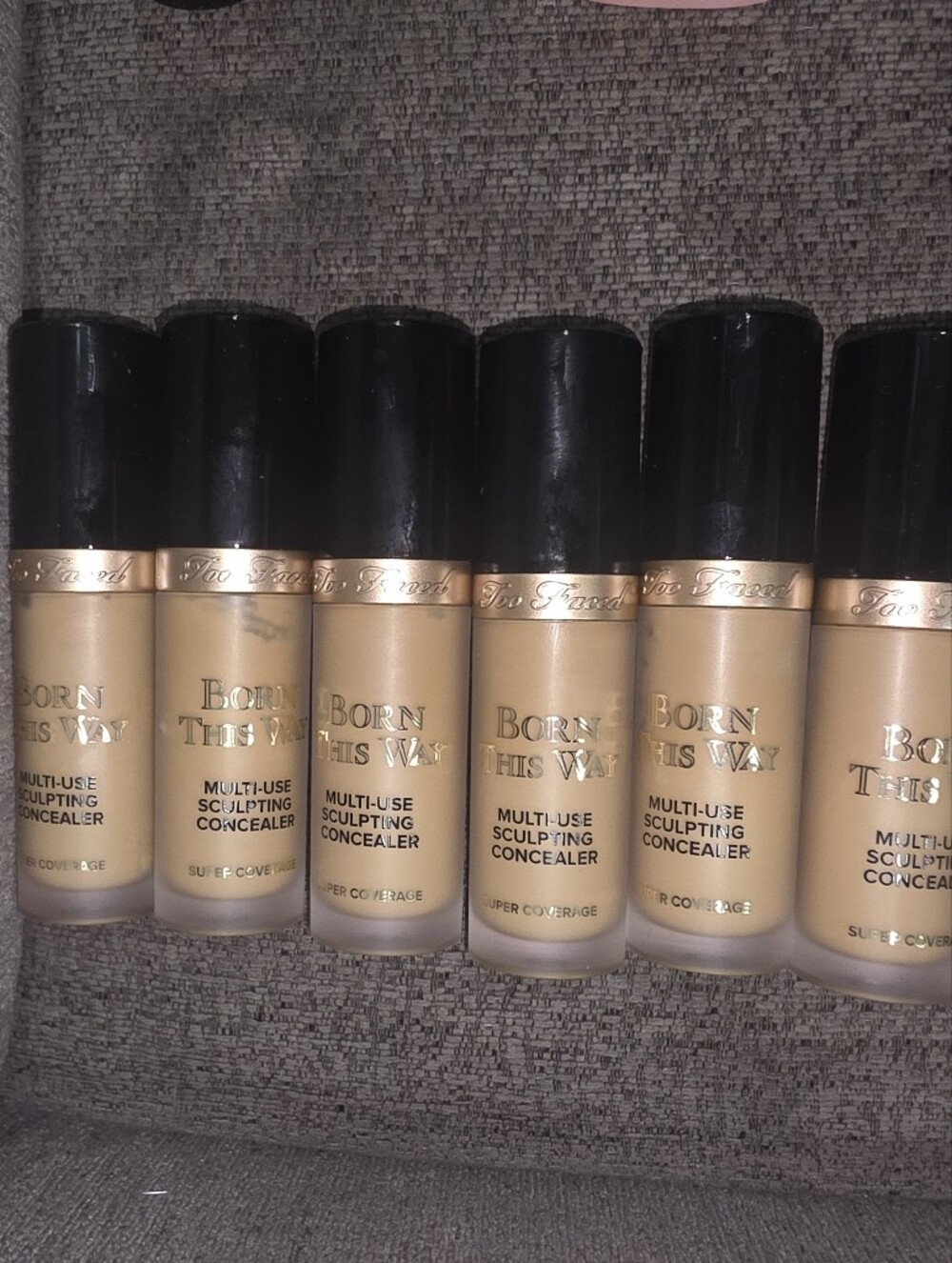 New Too Faced Born This Way Multi-Use Sculpting Concealer Shade Latte Lot of 6